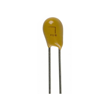Lot De 8 Condensateurs Tantale CTS13 4.7µF 10% 40V - Dimensions 12x4mm - Neuf