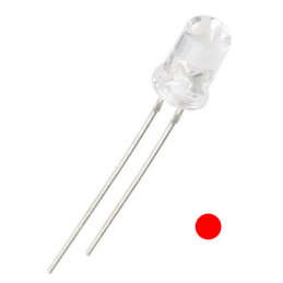 LED Cristal Rouge 5mm