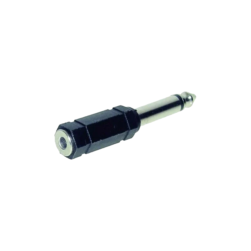 Adaptateur jack 3.5mm femelle - jack 6.3mm Mono Adaptateur jack 3.5mm femelle - jack 6.3mm Mono