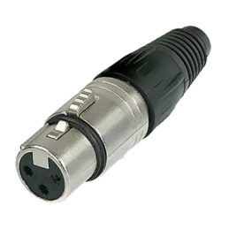 Connecteur XLR femelle 3 broches