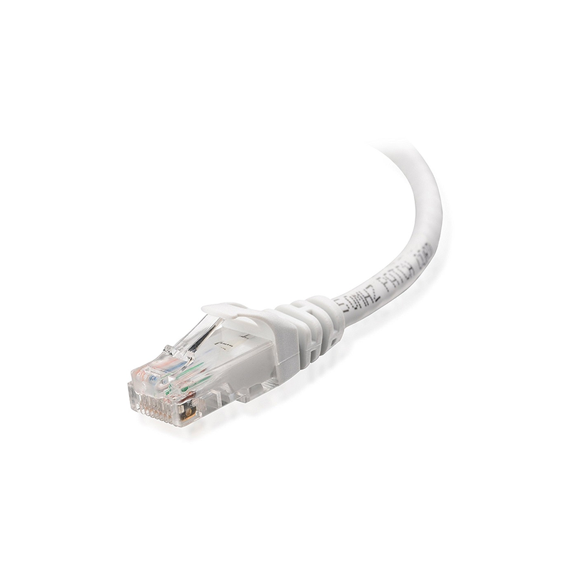 Cable réseau 2m UTP RJ45 Cat 5e Gigabit, blanc