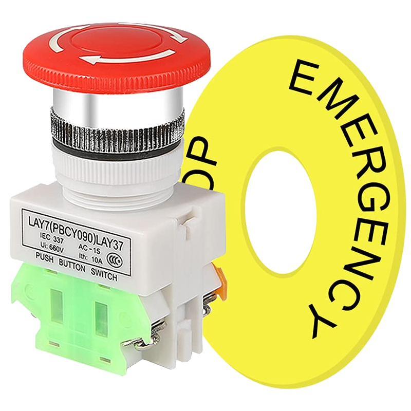 Bouton d'arrêt d'urgence