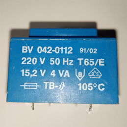 Transformateur 220V / 15.2V...