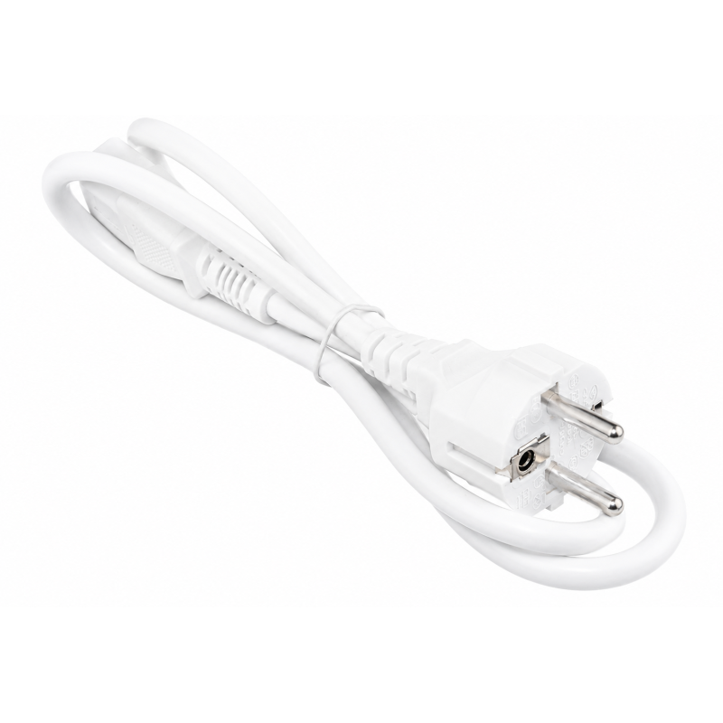 Cable secteur VDE blanc